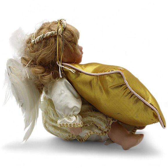 Geppeddo "Mindy Mini Angel" Porcelain Doll With Golden Star - Picture 4 of 7